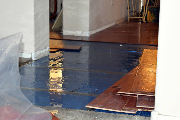 Professional Flood Damage Repair technician working in Cuero, TX